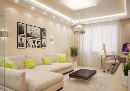 Zoning of apartment space according to Feng Shui Feng Shui of a two-room apartment